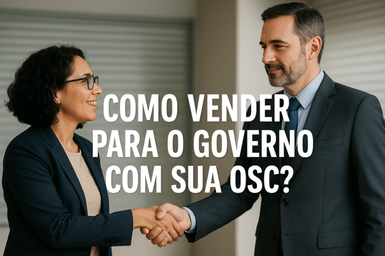 Como Vender para o Governo com sua OSC?